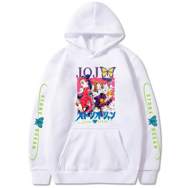 JoJo Jolene Harajuku White Pink Black Women Hoodie