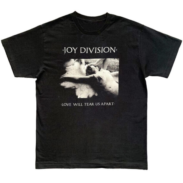 Joy Division Black T Shirt Unisex Love Will Tear Us Apart 1