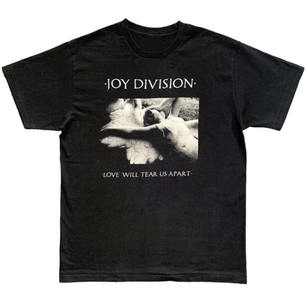 Joy Division Black T-Shirt Unisex Love Will Tear Us Apart (1)