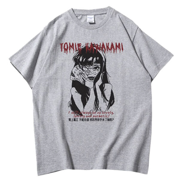 Kawakami Tommie Two Face T Shirt Unisex Horror Manga Style 1