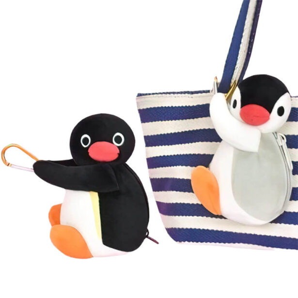 Pingu Penguin Plush Toy Wallet Bag Cute Memecore Aesthetic 1