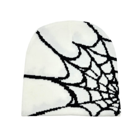 Spider Web Beanie Hat Dark E-Kids Altcore Aesthetic