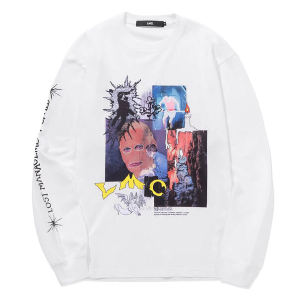 Uglycore Aesthetic Balaclava Print Longsleeve Unisex Shirt 1