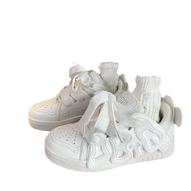 White Women Sneakers Harajuku Letter Print Obtq