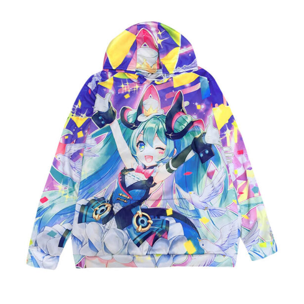 Anime Manga Aesthetic Womens Hoodie Zipper