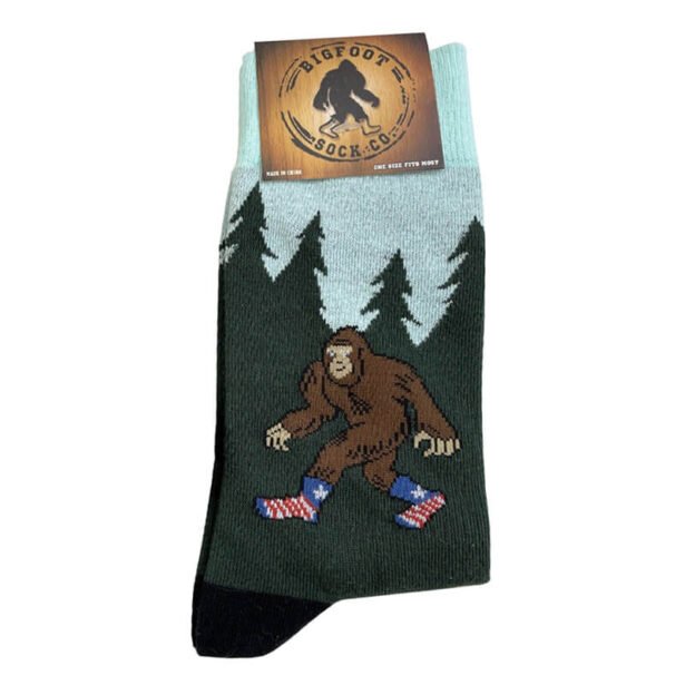 Bigfoot Sasquatch Socks Unisex Funny Aesthetic Memecore 1