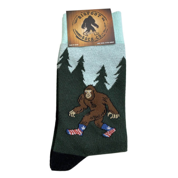 Bigfoot Sasquatch Socks Unisex Funny Aesthetic Memecore 1