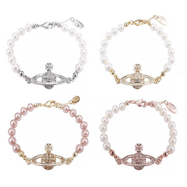 Empress Vivienne Westwood Pearl Bracelet Boujee Aesthetic 1