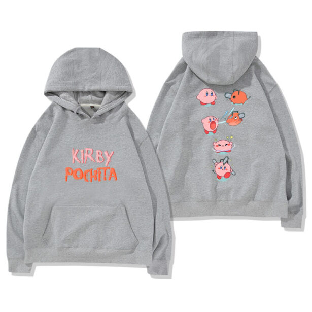 Kirby Pochita Hoodie Chainsaw Geek Animecore Aesthetic 1