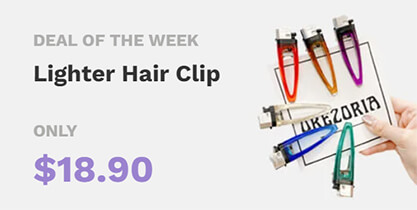 Lighter Hair Clip Aesthetic Lit Clip