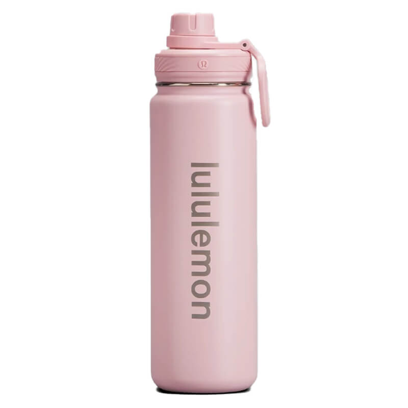 Lululemon Back To Life Steel Water Bottle, 710ml - Pink