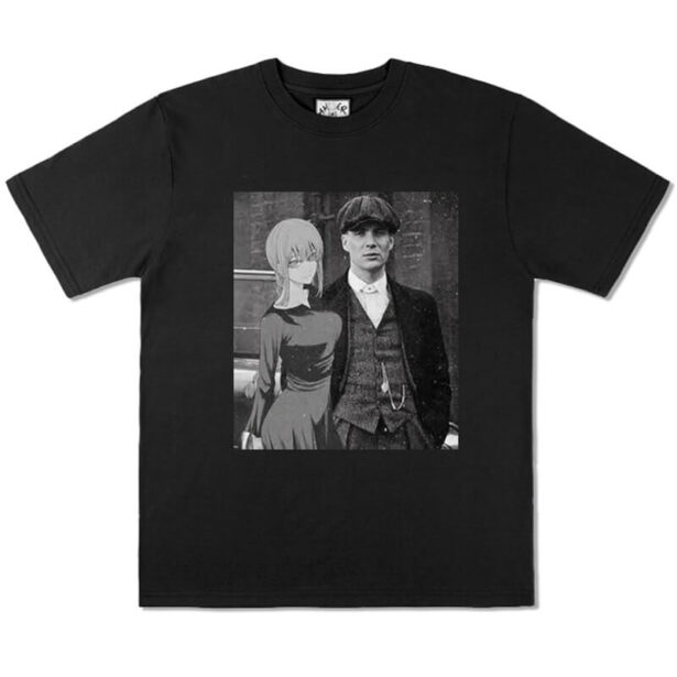 Makima Thomas Shelby Anime T Shirt Unisex Peaky Blinders 1