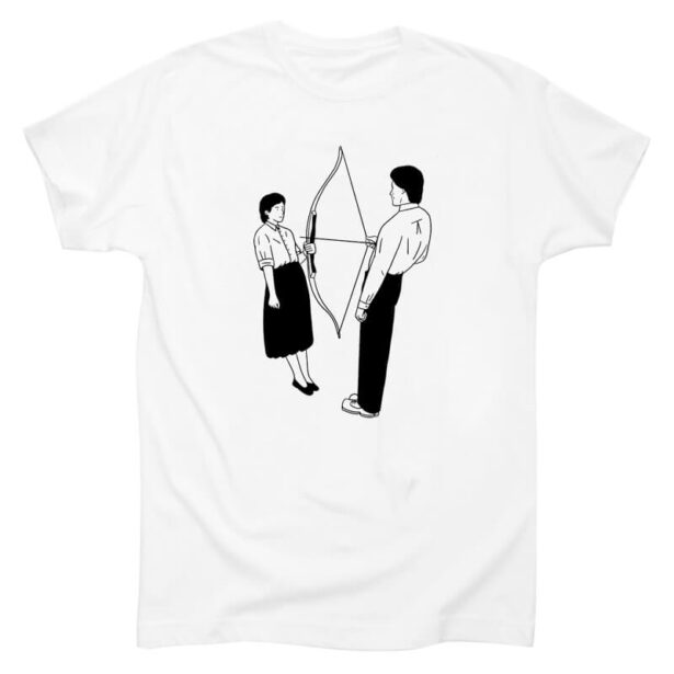 Marina Abramovic and The Arrow T Shirt Unisex Traumacore 1