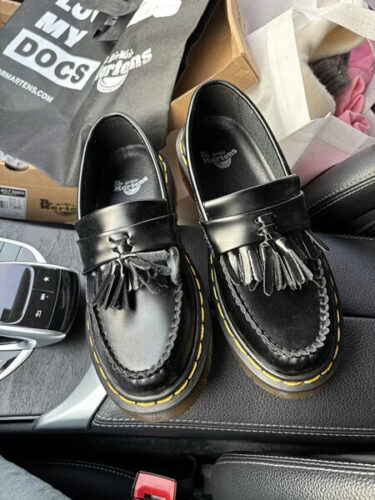 Martens Loafers Platform Shoes Tassel Leather Dark Academia photo review
