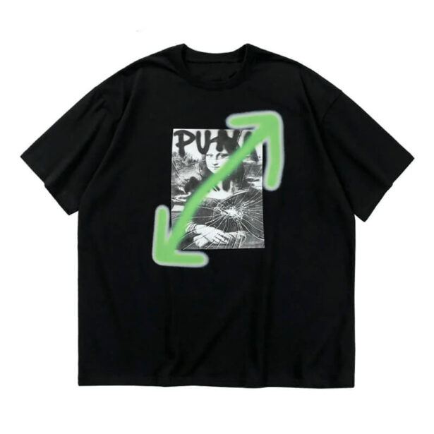 Punk Mona Lisa Unisex T Shirt 1
