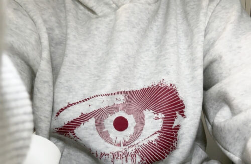 Red Eye Hoodie Unisex Inner Sight Alternative Indie Style photo review