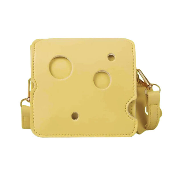 Square Cheese Shoulder Bag Cute Weirdcore Foodie Aesthetic 1