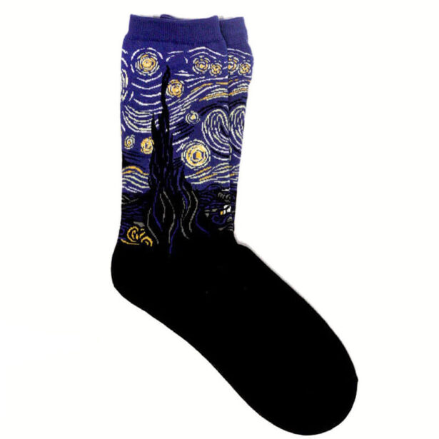 Starry Night Van Gogh Artsy Unisex Socks 1