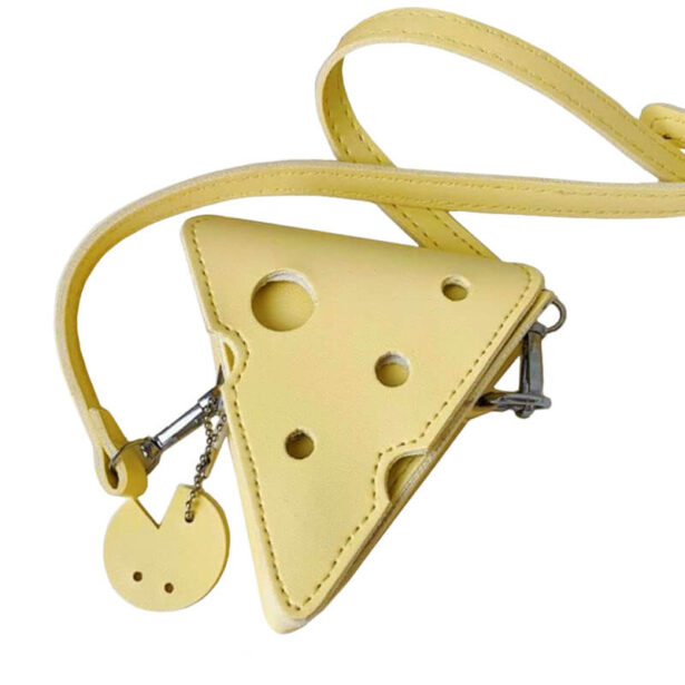 Triangle Cheese Shoulder Bag Weirdcore Foodie Aesthetic 1