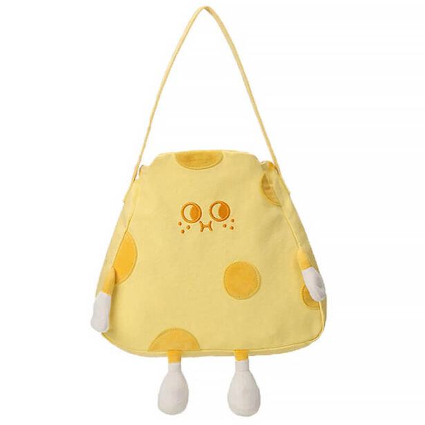 Kawaii Cheese Crossbody Bag Cute Kidcore Foodie Aesthetic 1