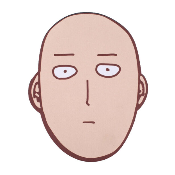 One Punch Man Saitama Face Mouse Pad Anime Aesthetic 1