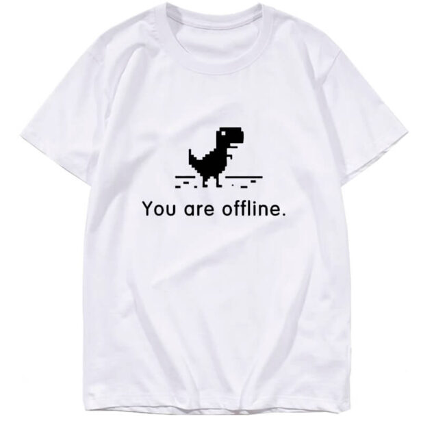You Are Offline Geek Aesthetic Unisex T Shirt 1