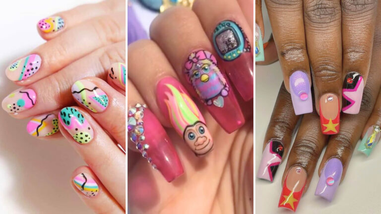 90s Nails and Nail Art​ - What is the 90s Aesthetic - Aesthetics Wiki - Orezoria