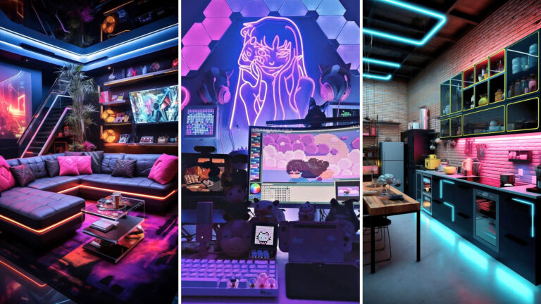 Cyberpunk Style in Interior Design