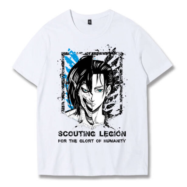 Eren Jaeger Scouting Legion T Shirt Unisex Anime Aesthetic 1