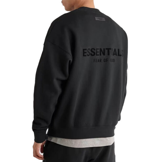 Essentials Felt Logo Crewneck Sweatshirt Unisex Urbancore 1