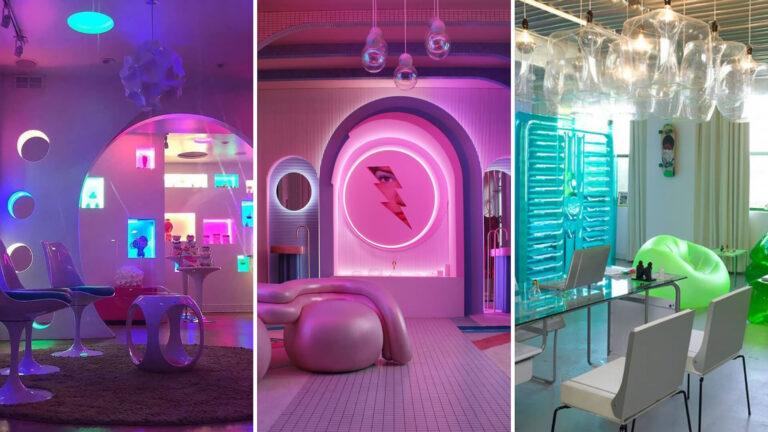 Futuristic Cyber Y2K in Interior Design