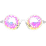 GloFX Kaleidoscope Glasses Crystal Lenses Transparent Frame 1