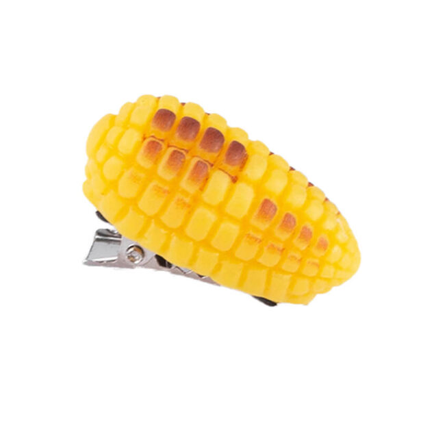 Grilled Corn Hair Clip Cute Foodie Kidcore Aesthetic 1