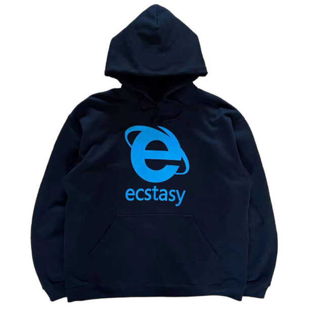 Internet Explorer Ecstasy Hoodie Unisex Webcore Aesthetic 1
