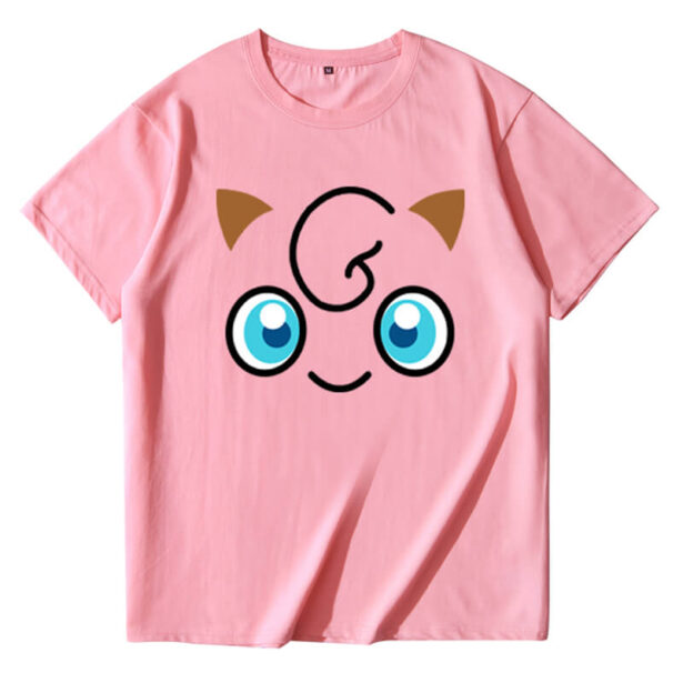 Jigglypuff Face Pink T Shirt Unisex Kidcore Aesthetic 1