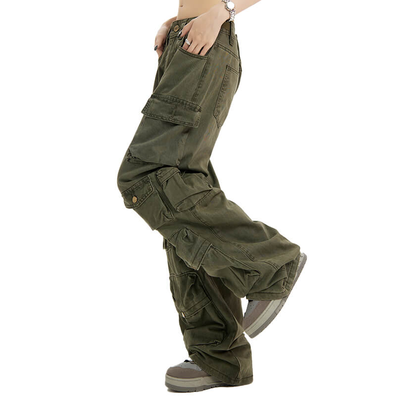Florala Double Knee Pants - Military Green – Club Never