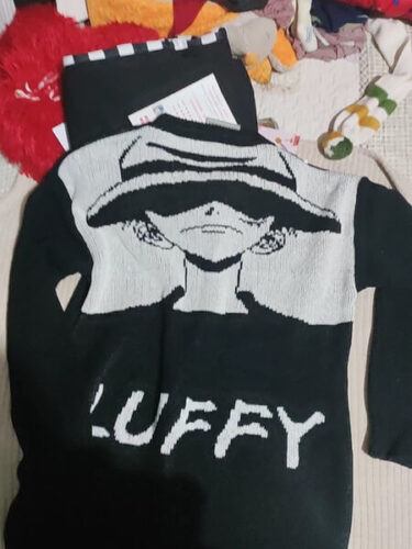 One Piece Luffy Sweater Unisex Oversized Animecore photo review