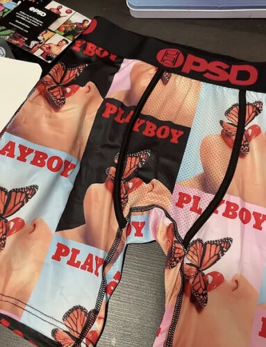 PSD Underwear for Men Ice Silk Quick-Drying Printed Boxers photo review