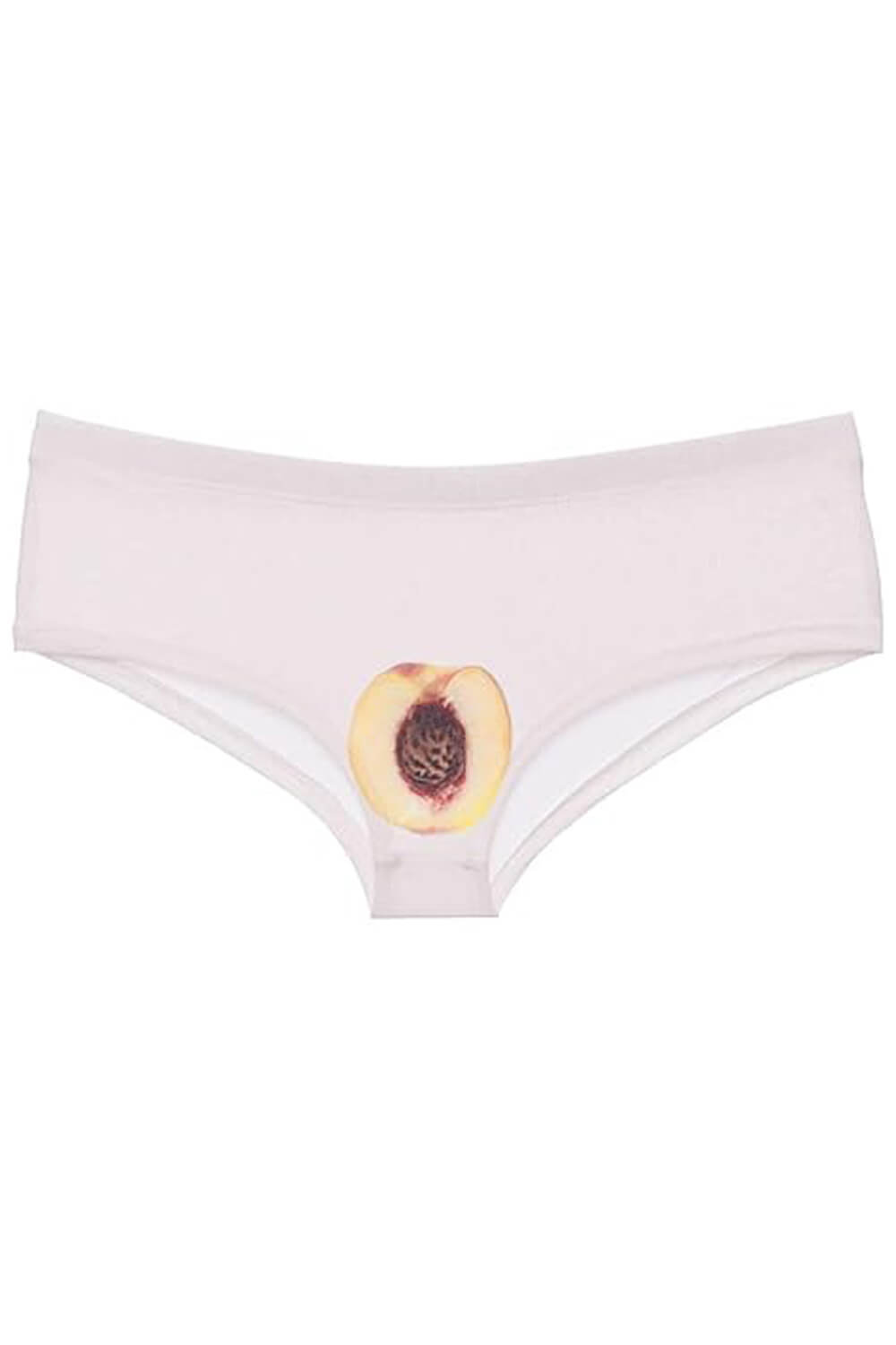 Peach Print Panties for Women Cute Aesthetic