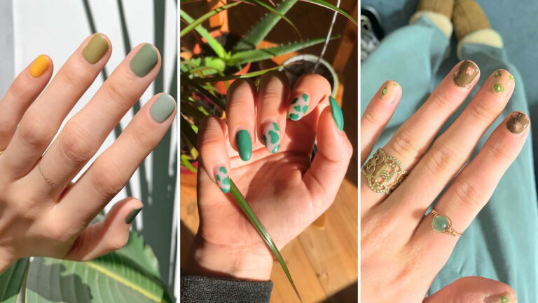 Plant Mom Nails and Nail Art