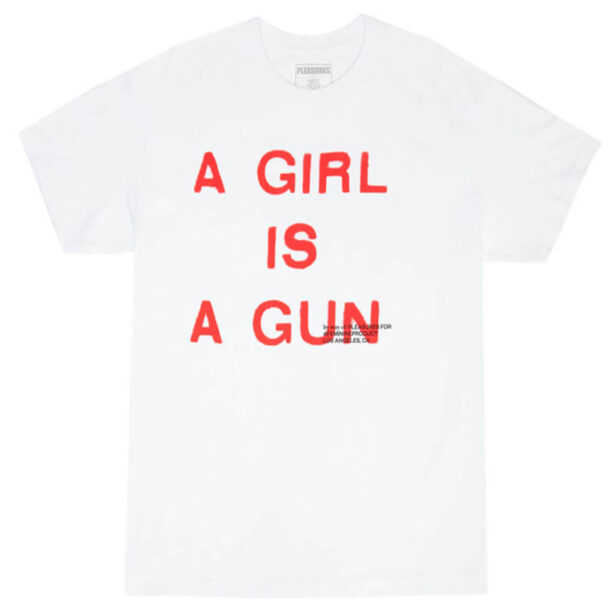 Pleasures A Girl is a Gun T Shirt Unisex Soft Grunge Style 1