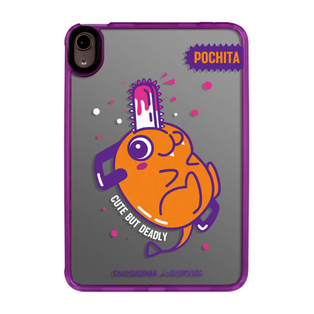 Pochita Cute But Deadly iPad Case Chainsaw Anime Aesthetic 1