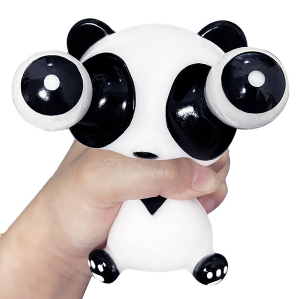 Pop Out Eyes Squeeze Panda Gag Toy Funny TikTok Aesthetic 1