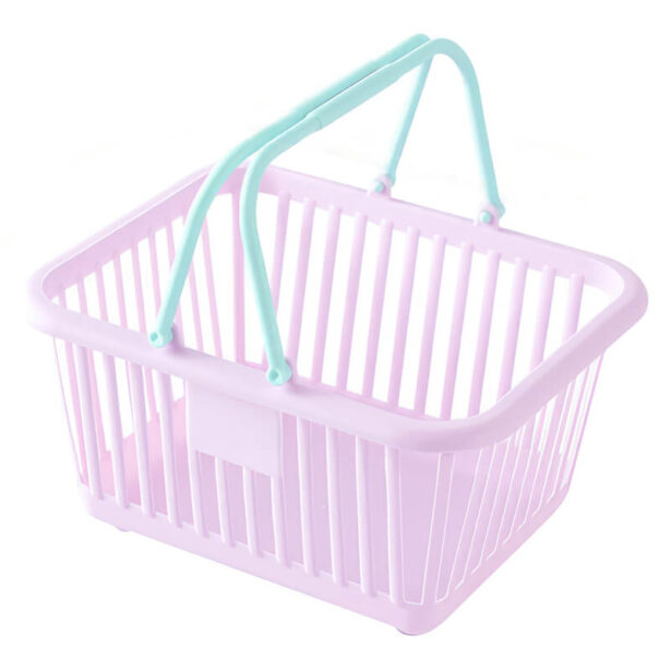 Soft Pastel Basket Mini Storage Box Cute Aesthetic 1