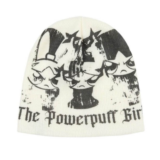 The Powerpuff Girls Beanie Hat Nasty Fancy Club Y2K Hip Hop 1