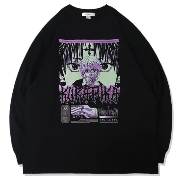 Animecore Hunter x Hunter Kurapika Chain Sweatshirt Unisex 1