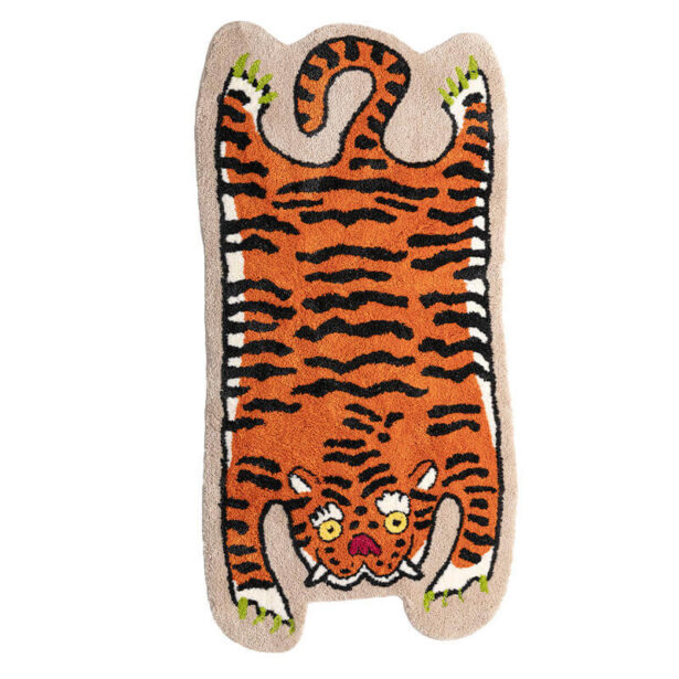 Artsy Tiger Rug Mat Aesthetic Room Decor Carpet 1