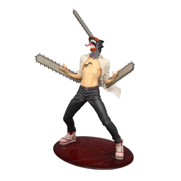 Chainsaw Man Denji Open Chest Anime Figure Collectible Toy 1