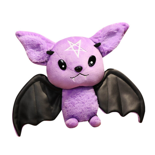 Cute Dark Bat Plush Toy Halloween Aesthetic 1