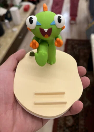 Cute Green Baby Murloc Phone Holder Warcraft Gamer Style photo review